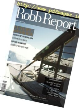 Robb Report Australia – June 2017