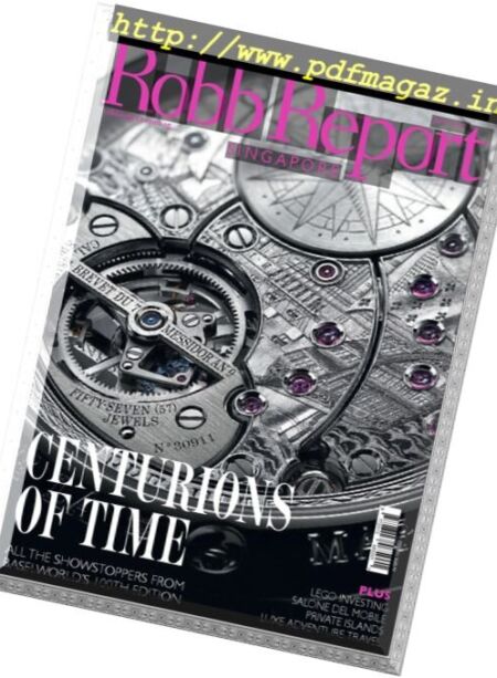 Robb Report Singapore – June 2017 Cover