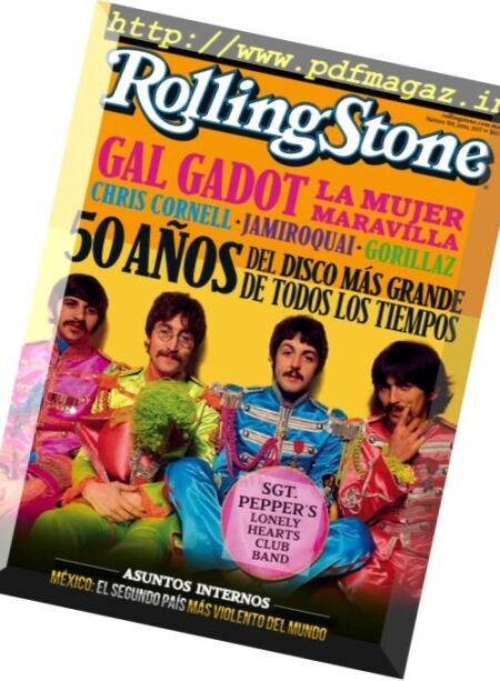 Rolling Stone Mexico – Junio 2017 Cover