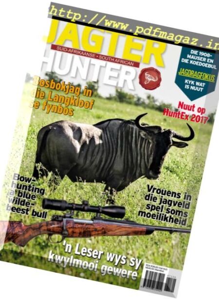 SA Hunter Jagter – July 2017 Cover