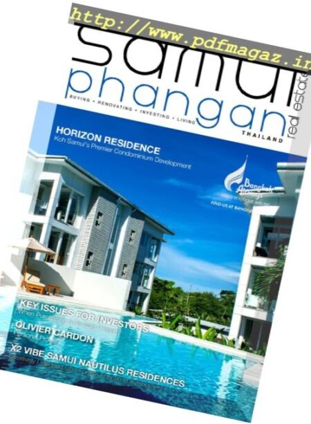 Samui Phangan Real Estate – June-July 2017 Cover