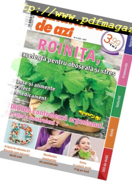 Sanatatea de azi – Iunie 2017 Cover