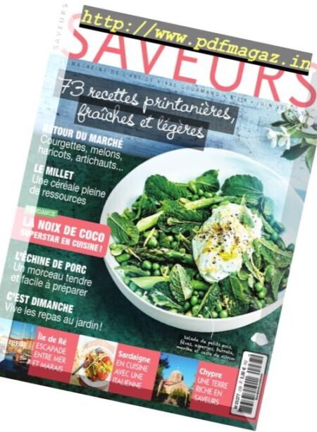 Saveurs France – Juin 2017 Cover