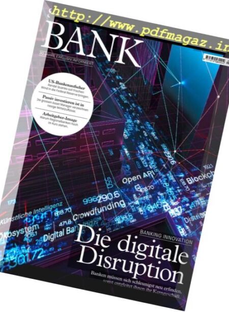 Schweizer Bank – Juli-August 2017 Cover