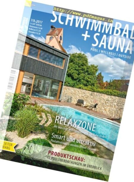 Schwimmbad + Sauna – Juli-August 2017 Cover