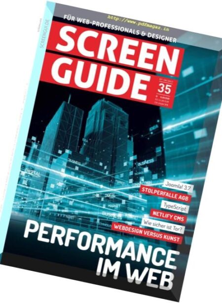 Screenguide – Juli-September 2017 Cover