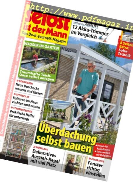 selbst ist der Mann – Juli 2017 Cover