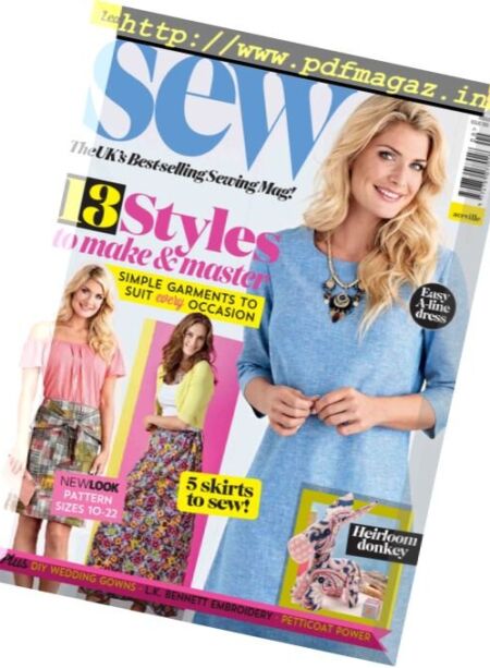 Sew – August 2017 Cover