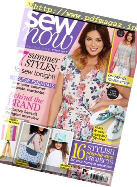 Sew Now – Issue 9, 2017 Cover