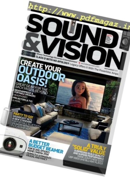 Sound & Vision – July-August 2017 Cover