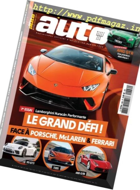 Sport Auto France – Juillet 2017 Cover