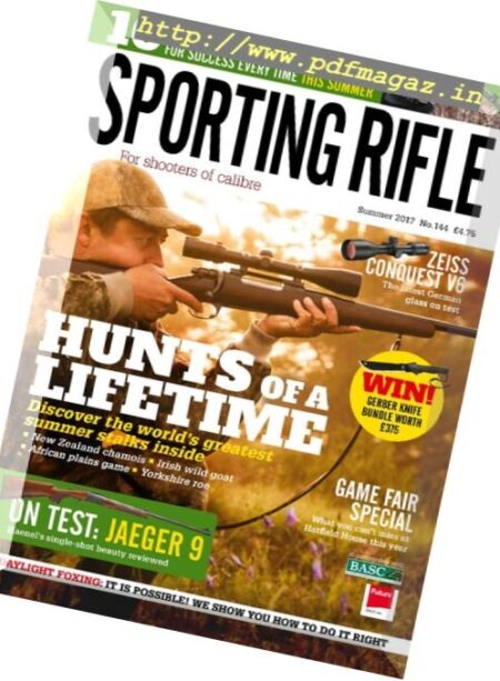 Sporting Rifle – Summer 2017 Cover