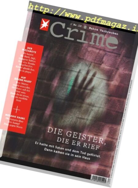 Stern Crime – Nr.13, 2017 Cover