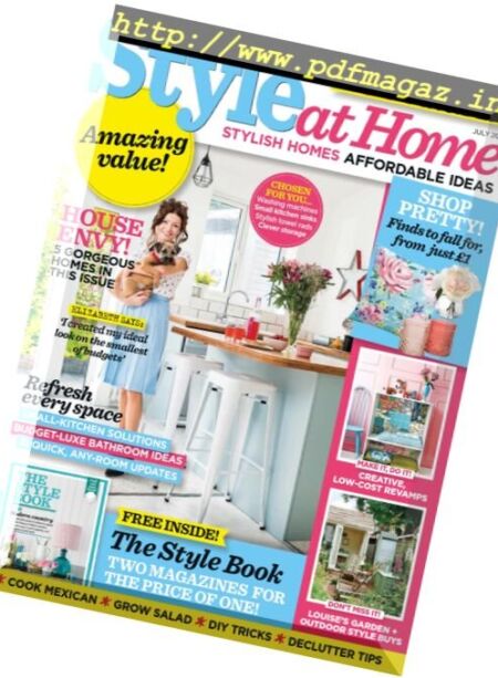 Style at Home UK – July 2017 Cover