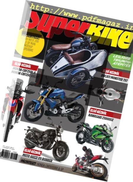 Superbike Hungary – Julius 2017 Cover