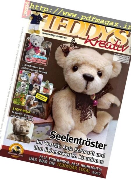Teddys Kreativ – Juli-August 2017 Cover
