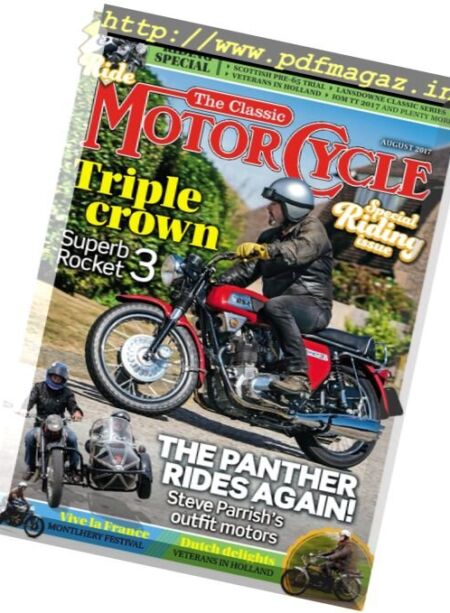 The Classic MotorCycle – August 2017 Cover