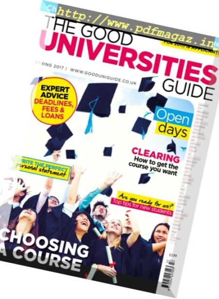 The Good Universities Guide – Spring 2017 Cover