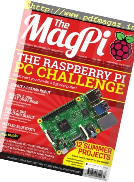 The MagPi – July 2017 Cover