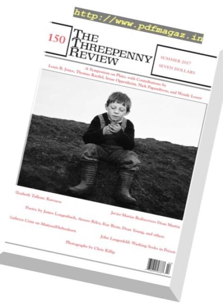 The Threepenny Review – Summer 2017 Cover