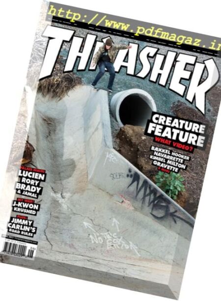Thrasher Skateboard Magazine – June 2017 Cover
