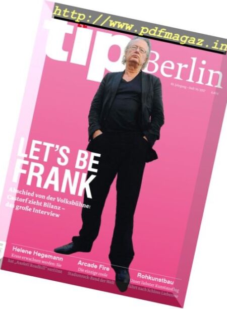 Tip Berlin – Nr.14 2017 Cover