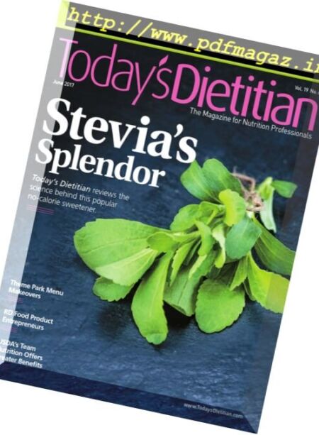 Today’s Dietitian – June 2017 Cover