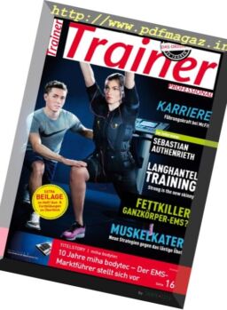 Trainer Professional – Nr.3, 2017