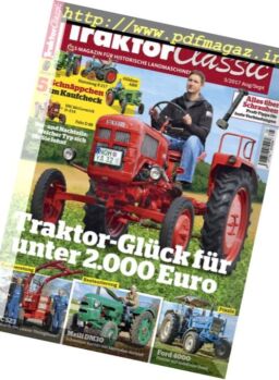 Traktor Classic – August-September 2017