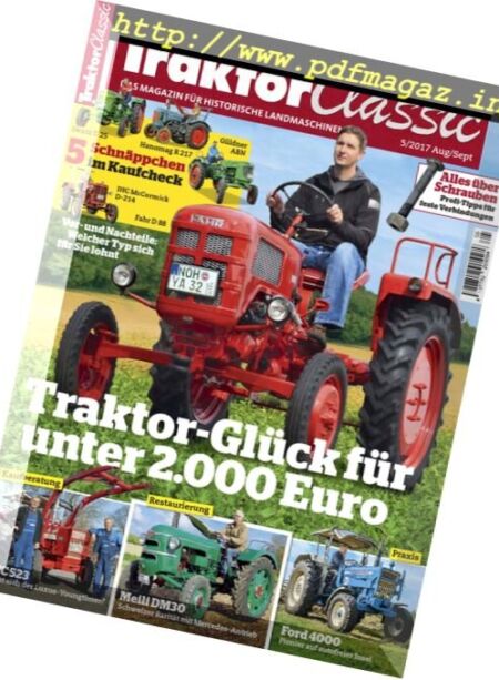 Traktor Classic – August-September 2017 Cover