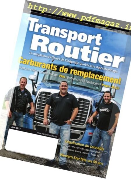 Transport Routier – Juin 2017 Cover