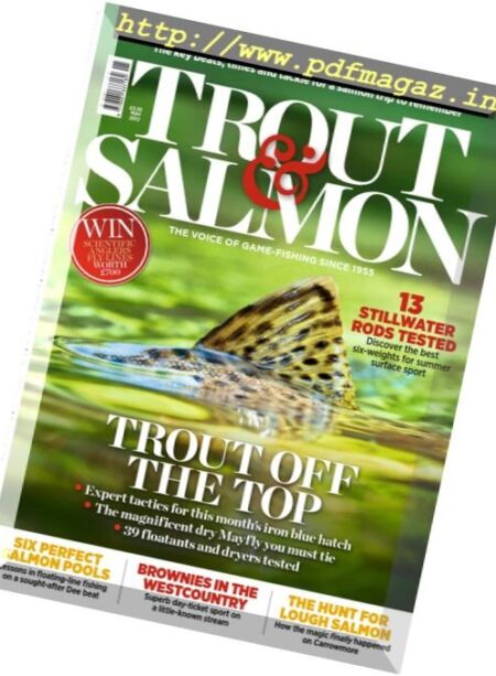 Trout & Salmon – May 2017 Cover