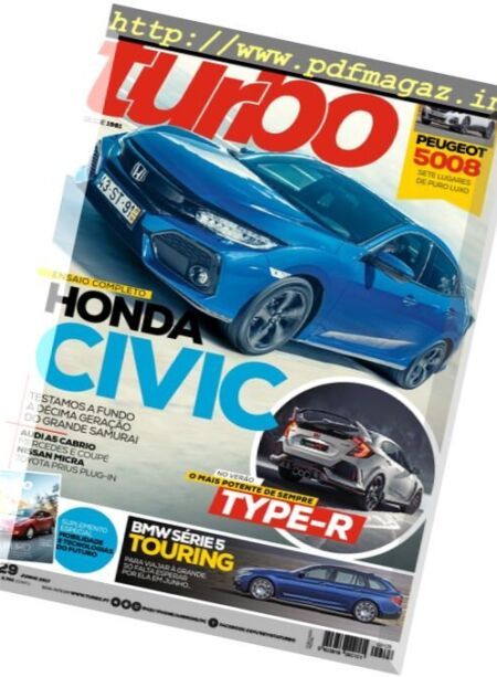 Turbo Portugal – Junho 2017 Cover