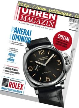Uhren Magazin – Juli-August 2017