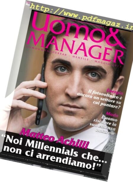 Uomo & Manager – Maggio 2017 Cover