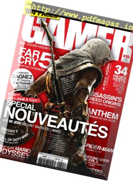 Video Gamer – Juillet-Aout 2017 Cover