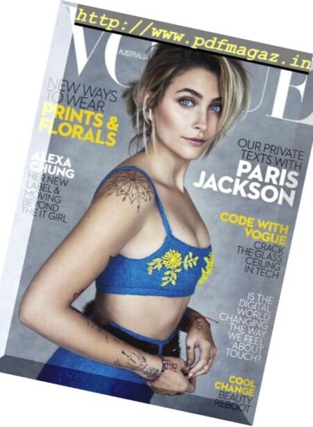 Vogue Australia – July 2017 Cover