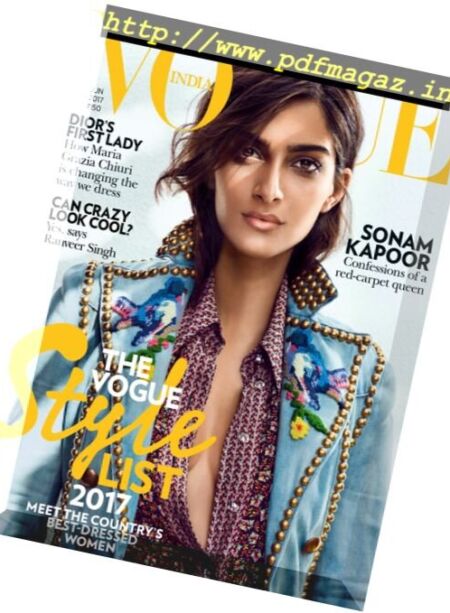 Vogue India – June 2017 Cover