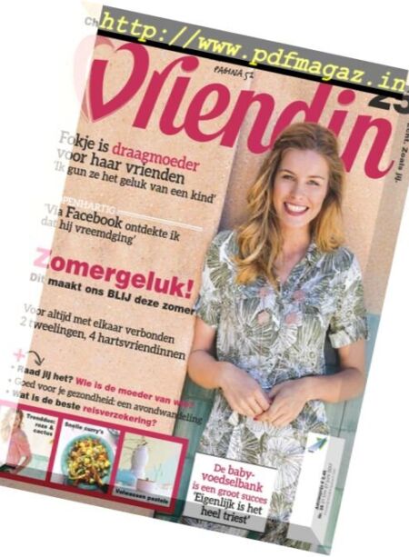 Vriendin – Nr.25, 2017 Cover