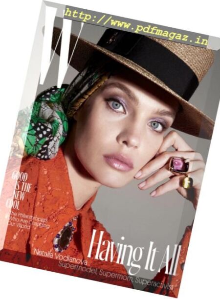 W Magazine – June-July 2017 Cover