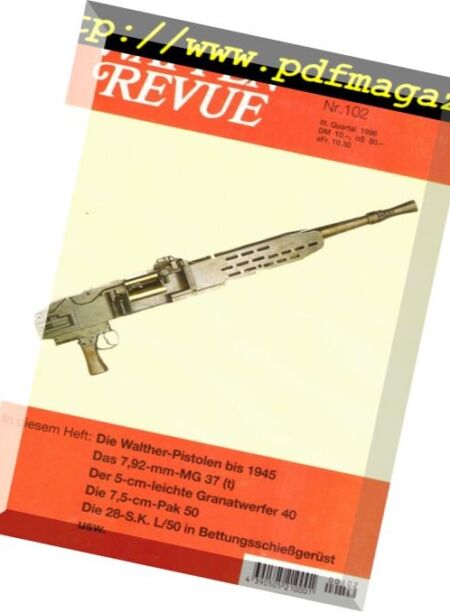 Waffen Revue – N 102, III.Quartal 1996 Cover