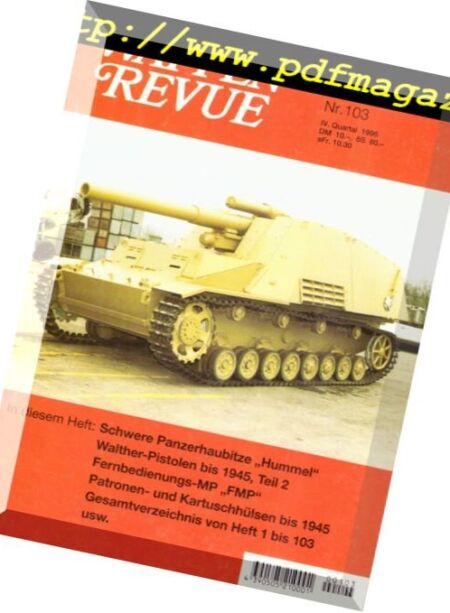 Waffen Revue – N 103, IV.Quartal 1996 Cover