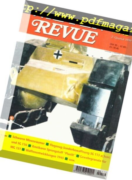 Waffen Revue – N 113, II.Quartal 1999 Cover