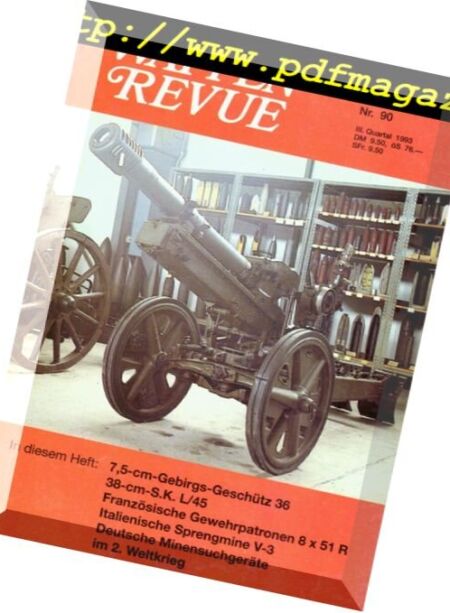Waffen Revue – N 90, III.Quartal 1993 Cover