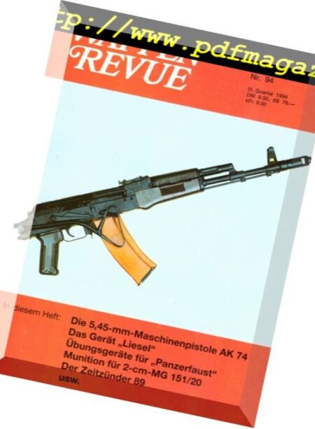 Waffen Revue – N 94, III.Quartal 1994 Cover