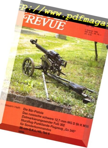 Waffen Revue – N 96, I.Quartal 1995 Cover