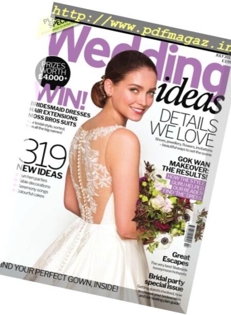 Wedding Ideas – July 2017 Cover