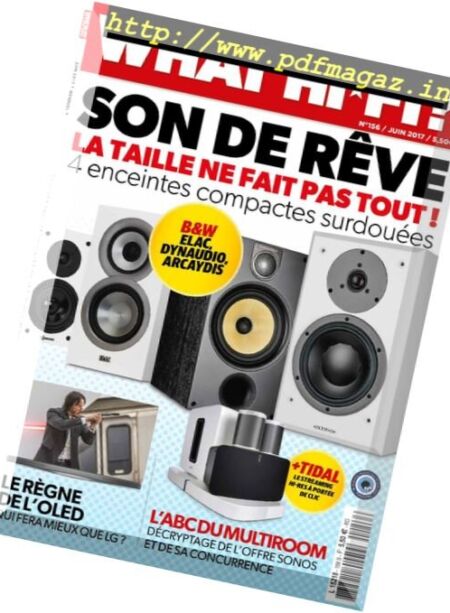 What Hi-Fi France – Juin 2017 Cover