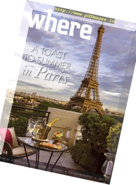 Where Paris – July 2017 Cover