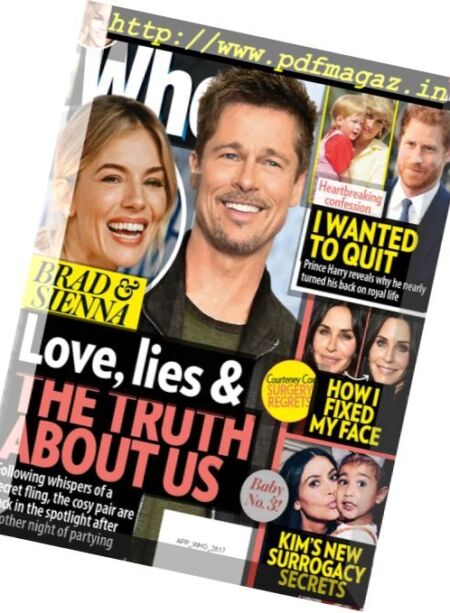 Who – 10 July 2017 Cover